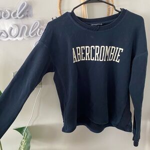 Abercrombie & Fitch Blue Crewneck